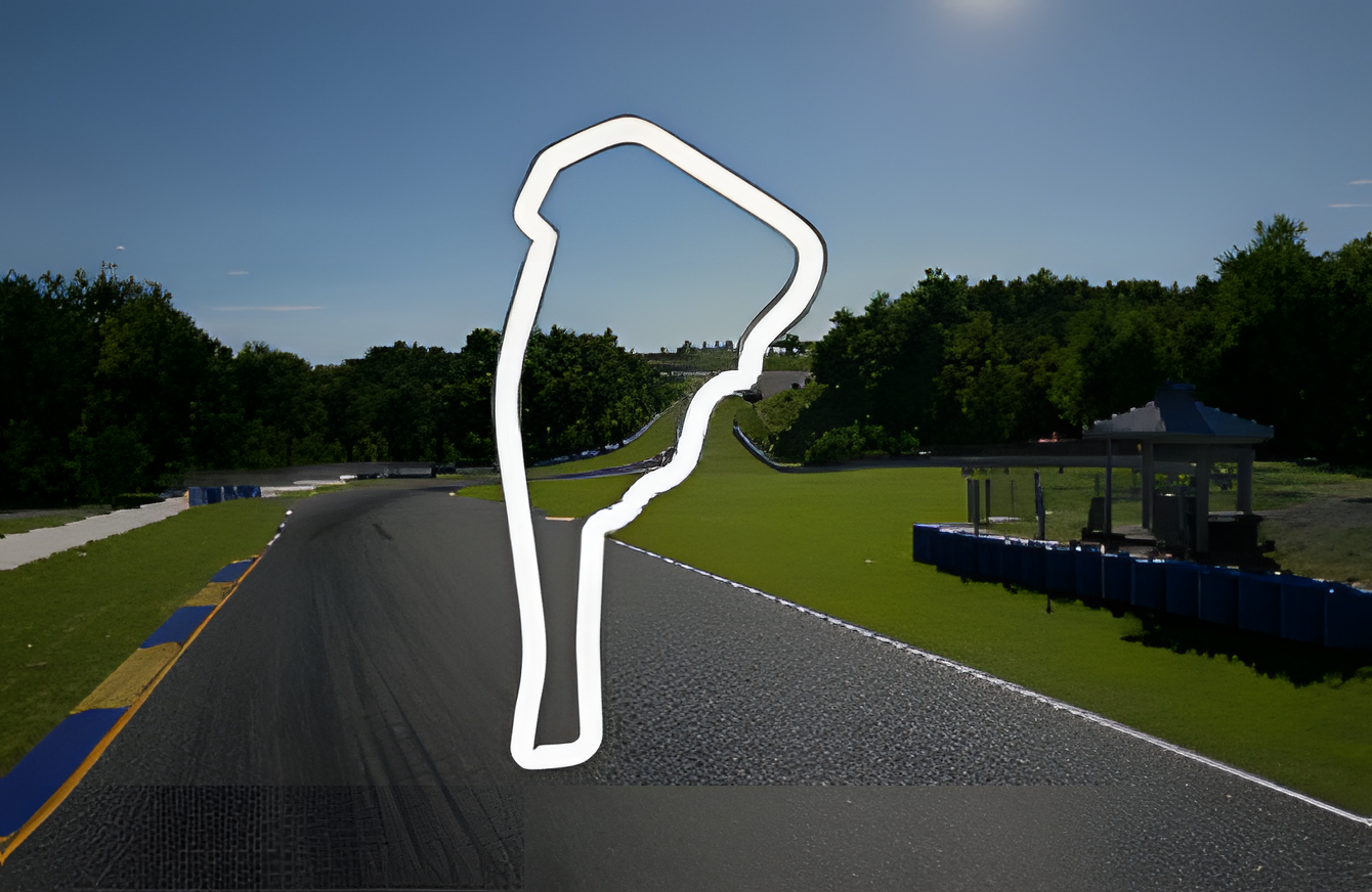 Michelin Raceway Road Atlanta  track map