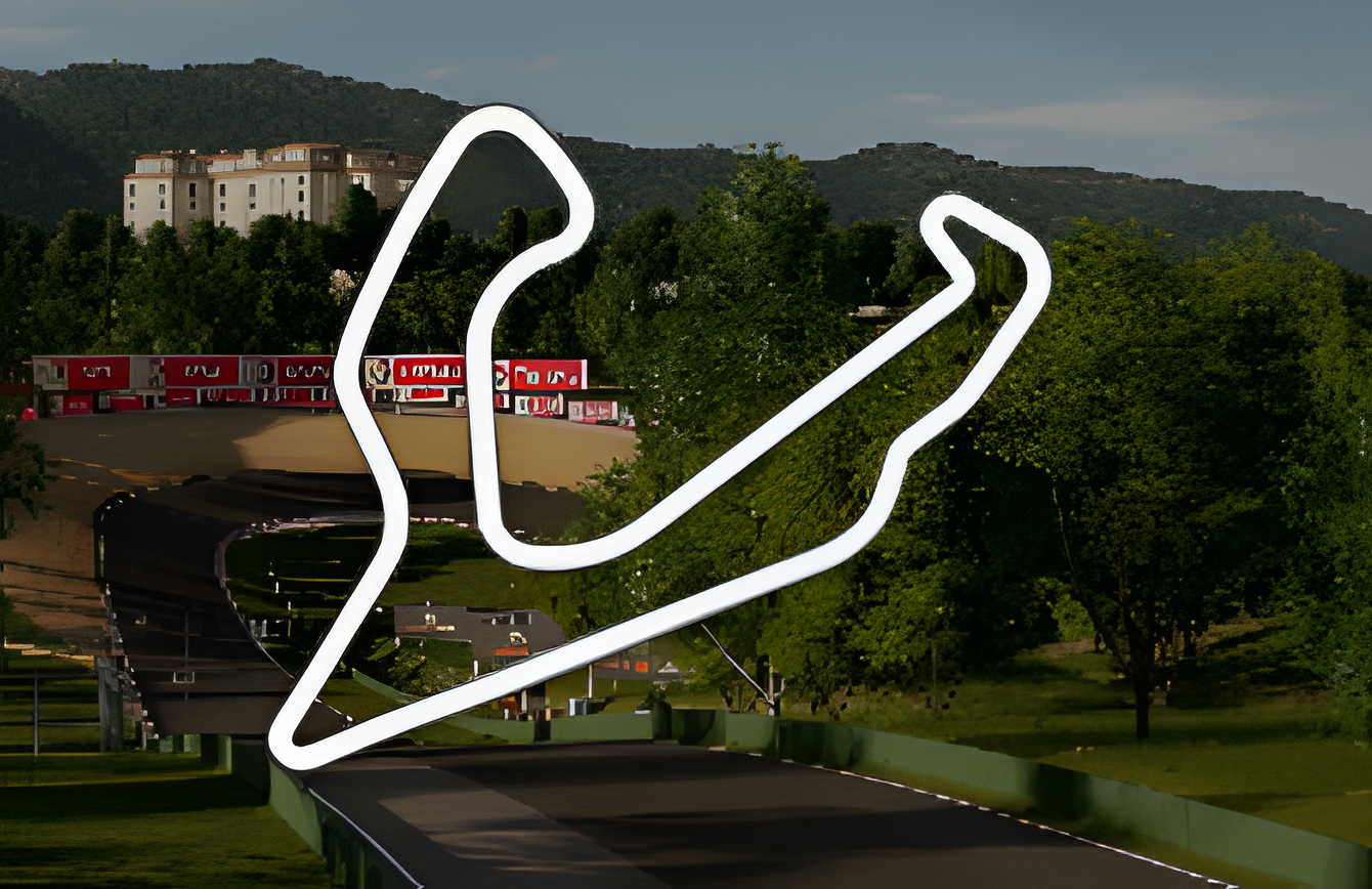 Autodrome Lago Maggiore - West track map