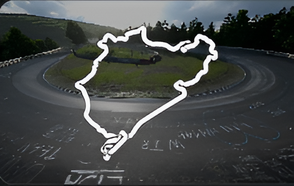 Nürburgring Endurance track map