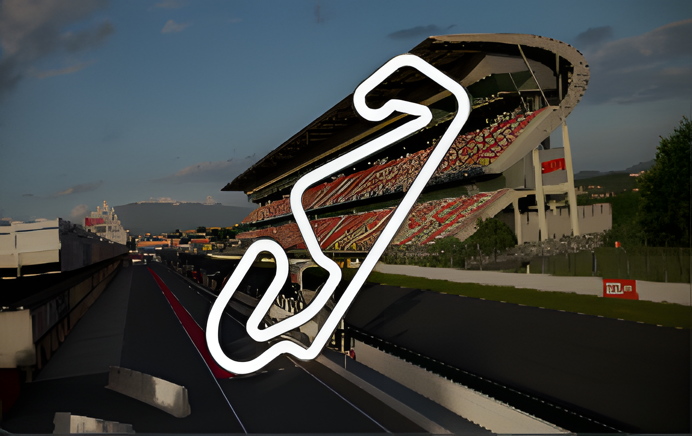 Circuit de Barcelona-Catalunya GP Layout No Chicane track map