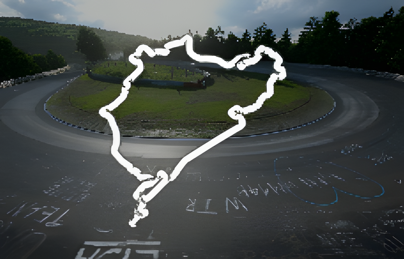 Nürburgring 24h track map
