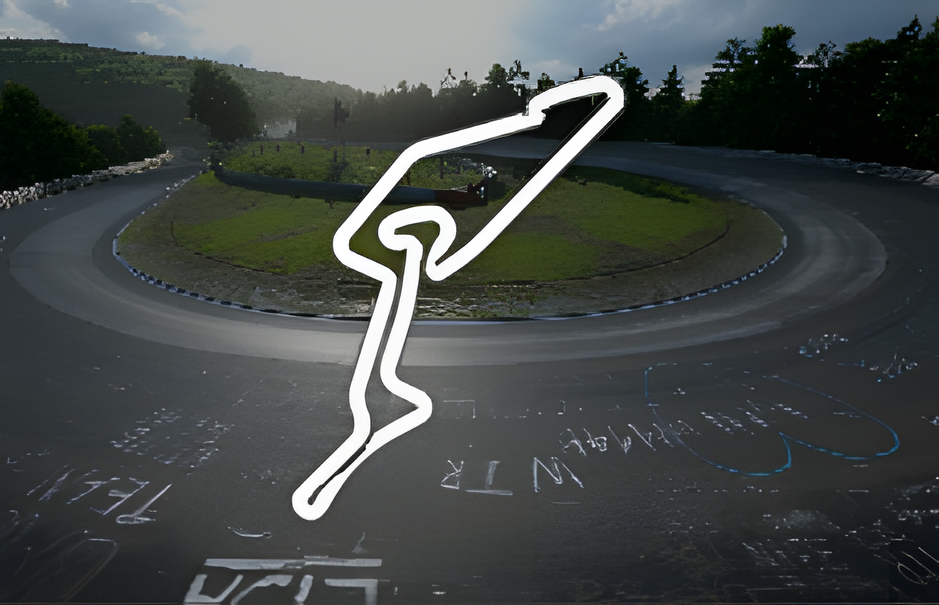 Nürburgring GP track map