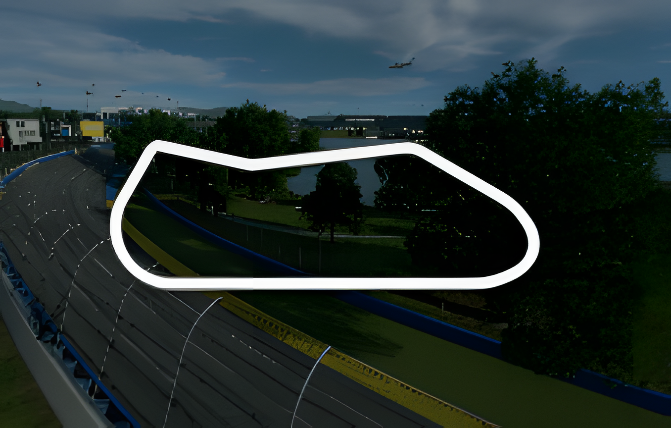 Blue Moon Bay Speedway - Infield B track