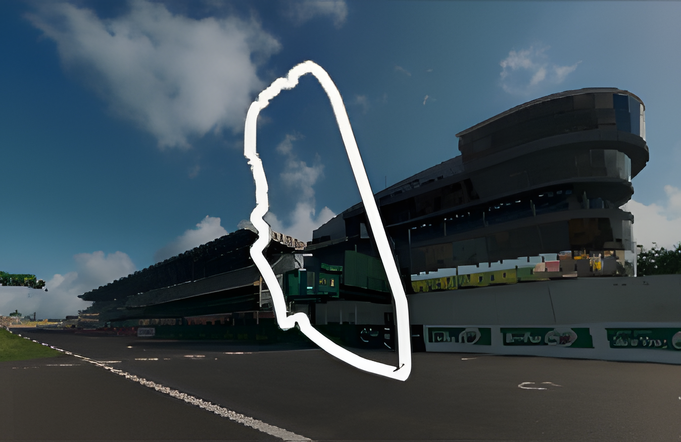 24 Heures du Mans Racing Circuit No Chicane track map