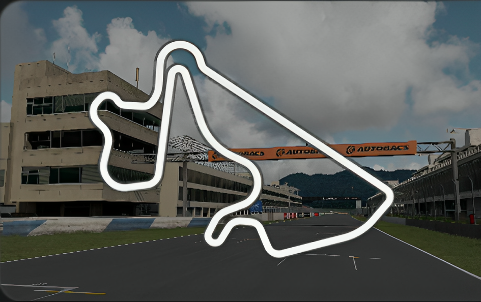 Autopolis International Racing Course track map